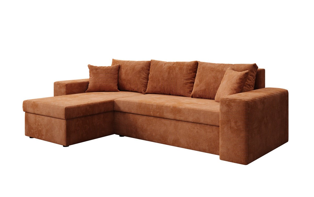 Designer Denver Cord Sofa with Sleeping and Folding Function