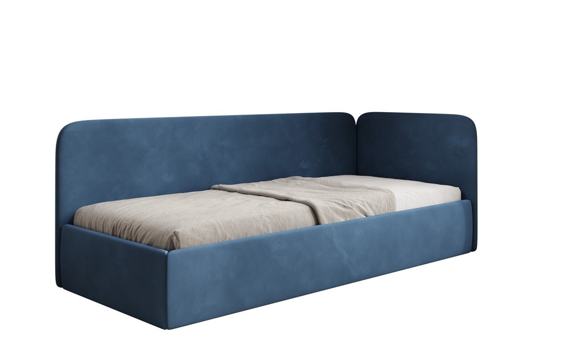 Designer Upholstered Bed/Guest Bed/Sofa Cleo with Storage