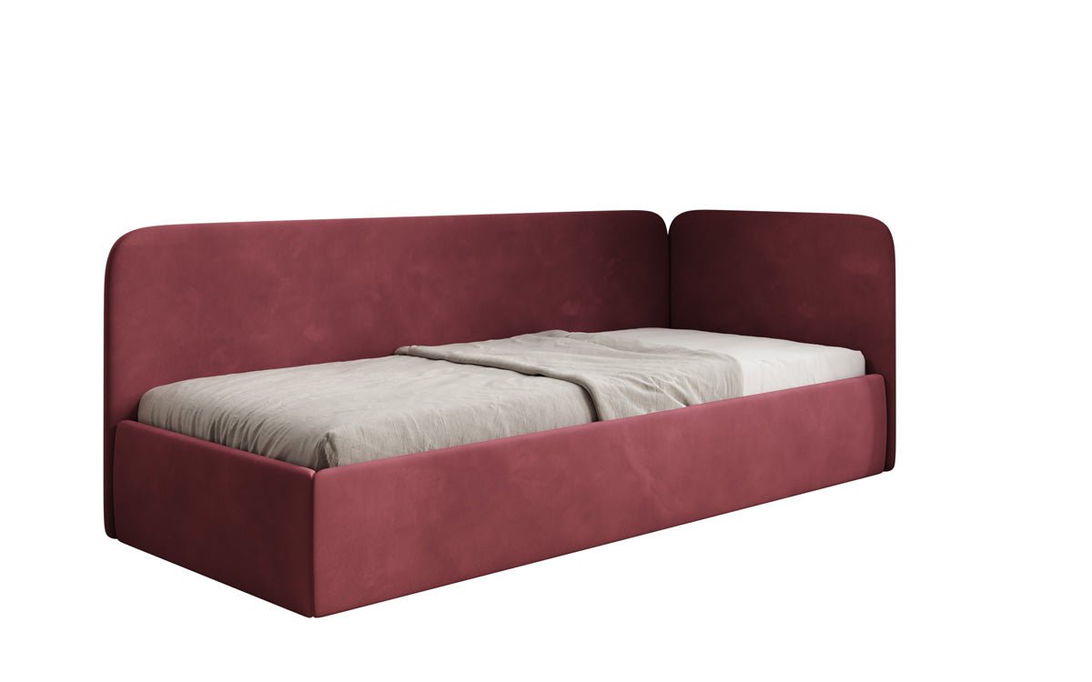Designer Upholstered Bed/Guest Bed/Sofa Cleo with Storage