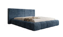 Designer Polsterbett Elise in Cord mit Stauraum