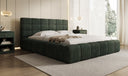 Designer Polsterbett Marshmallow in Cord mit Stauraum