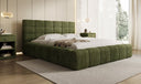 Designer Polsterbett Marshmallow in Cord mit Stauraum