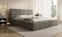 Designer Polsterbett Marshmallow in Cord mit Stauraum