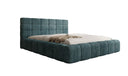 Designer Polsterbett Marshmallow in Cord mit Stauraum