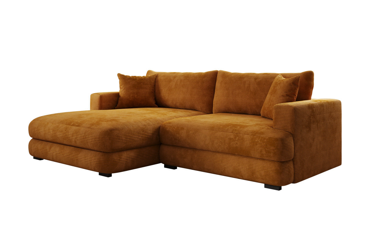 Designer Ecksofa Lima in Cord