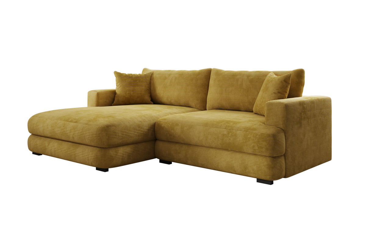 Designer Ecksofa Lima in Cord