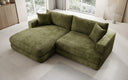 Designer Ecksofa Lima in Cord