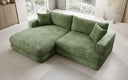 Designer Ecksofa Lima in Cord