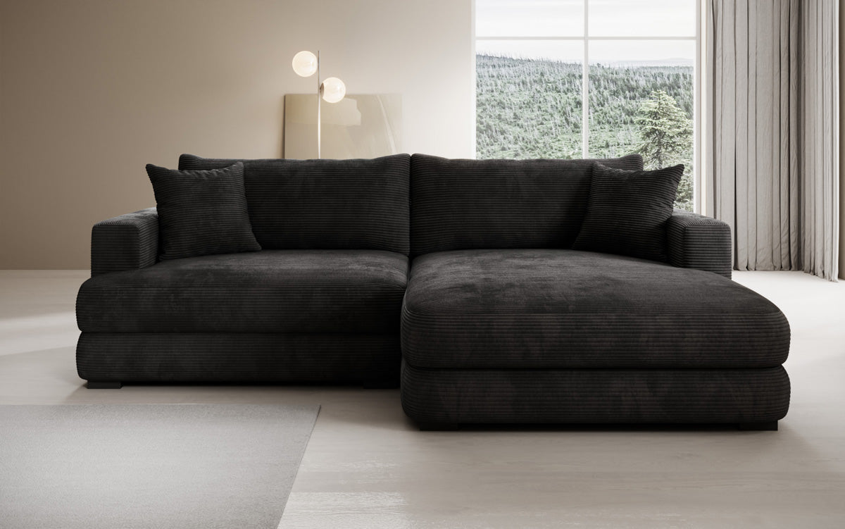 Designer Ecksofa Lima in Cord