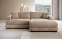 Designer Ecksofa Lima in Cord