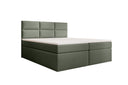Boxspringbett Carito Bouclé mit USB und Stauraum