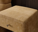 Designer bedside table Amy in corduroy