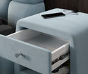 Designer bedside table Lilly with USB port in velvet