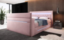 Pluto Boxspring Bed with TV Lift, RGB, and Storage