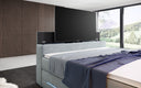 Pluto Boxspring Bed with TV Lift, RGB, and Storage