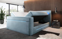 Pluto Boxspring Bed with TV Lift, RGB, and Storage