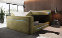 Pluto Boxspring Bed with TV Lift, RGB, and Storage