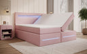 Minera Box Spring Bed with LED, USB, and Storage