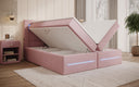 Minera Box Spring Bed with LED, USB, and Storage