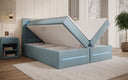 Minera Box Spring Bed with LED, USB, and Storage