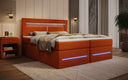 Minera Box Spring Bed with LED, USB, and Storage