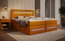 Minera Box Spring Bed with LED, USB, and Storage