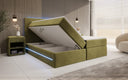 Voyage Boxspring Bed with LED and Storage in Velvet