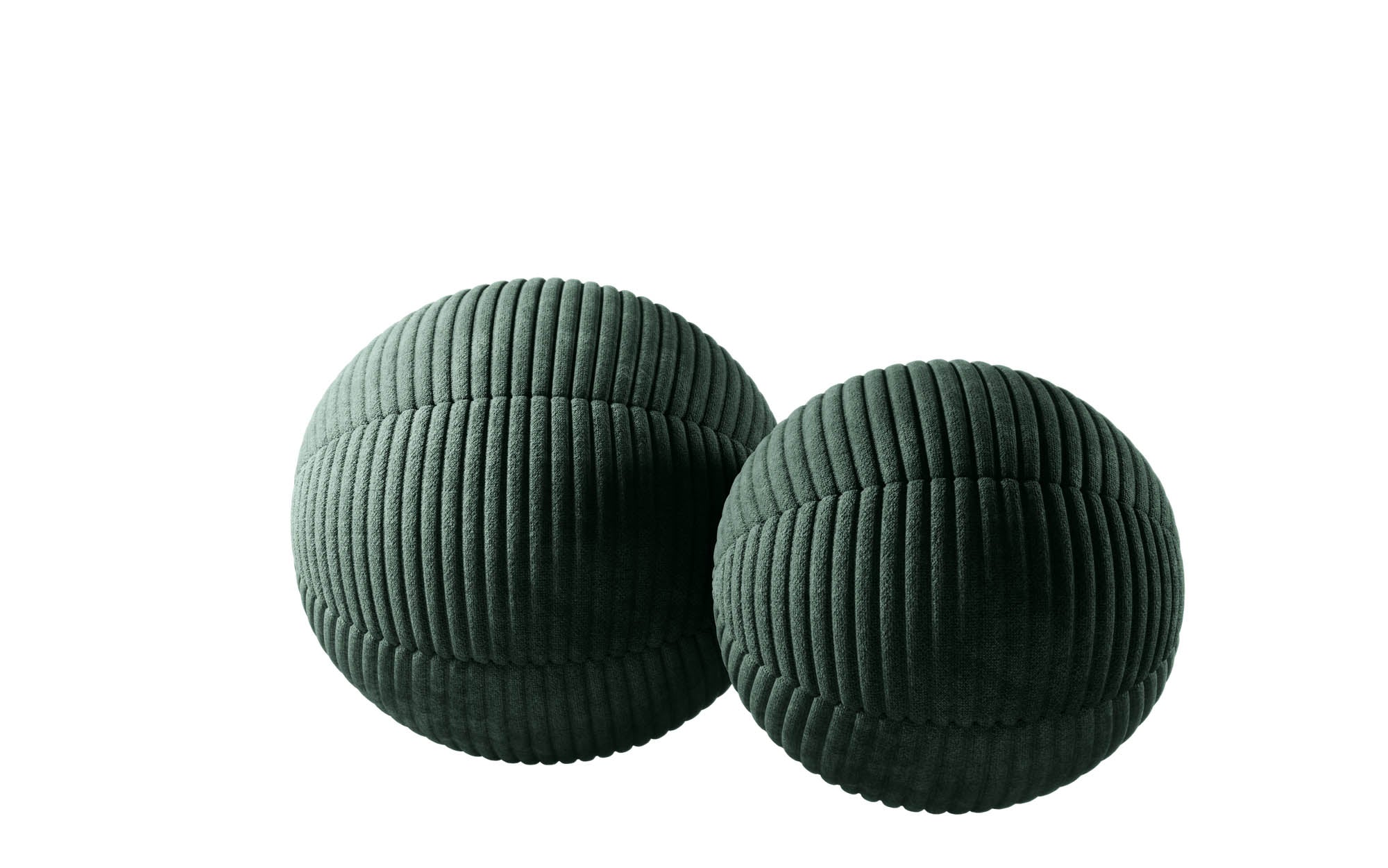 Globe/Sphere Decorative Pillow Set in Corduroy
