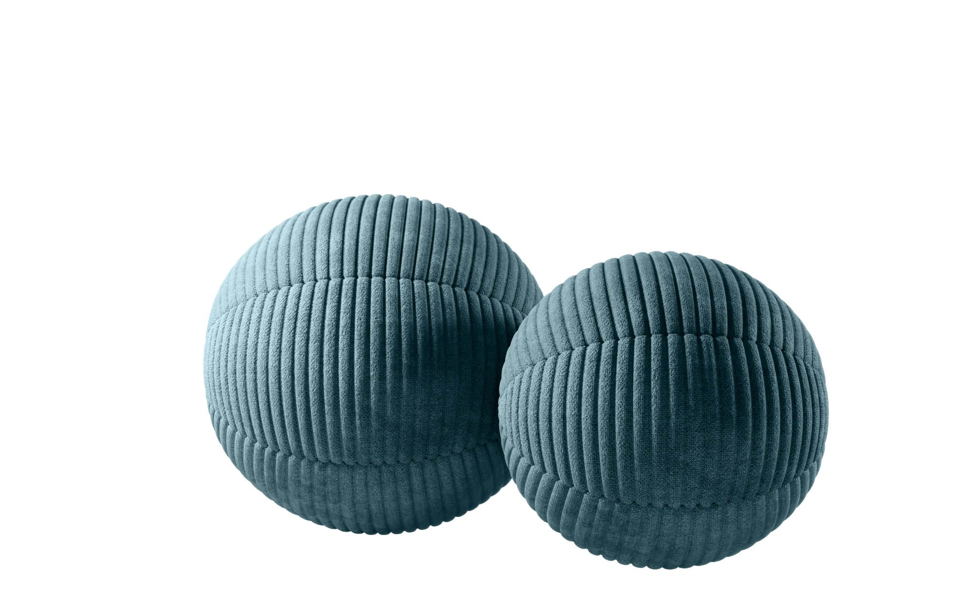 Globe/Sphere Decorative Pillow Set in Corduroy