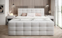 Luxor Box Spring Bed in Faux Leather with Storage
