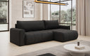 Designer corner sofa Venezia with sofa bed function and storage space