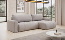 Designer corner sofa Venezia with sofa bed function and storage space