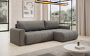 Designer corner sofa Venezia with sofa bed function and storage space