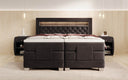 Boxspringbett Velora Samt elektrisch verstellbar mit LED