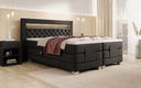 Boxspringbett Velora Samt elektrisch verstellbar mit LED