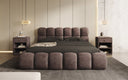 Designer Polsterbett Boston Cord mit Stauraum