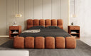 Designer Polsterbett Boston Cord mit Stauraum