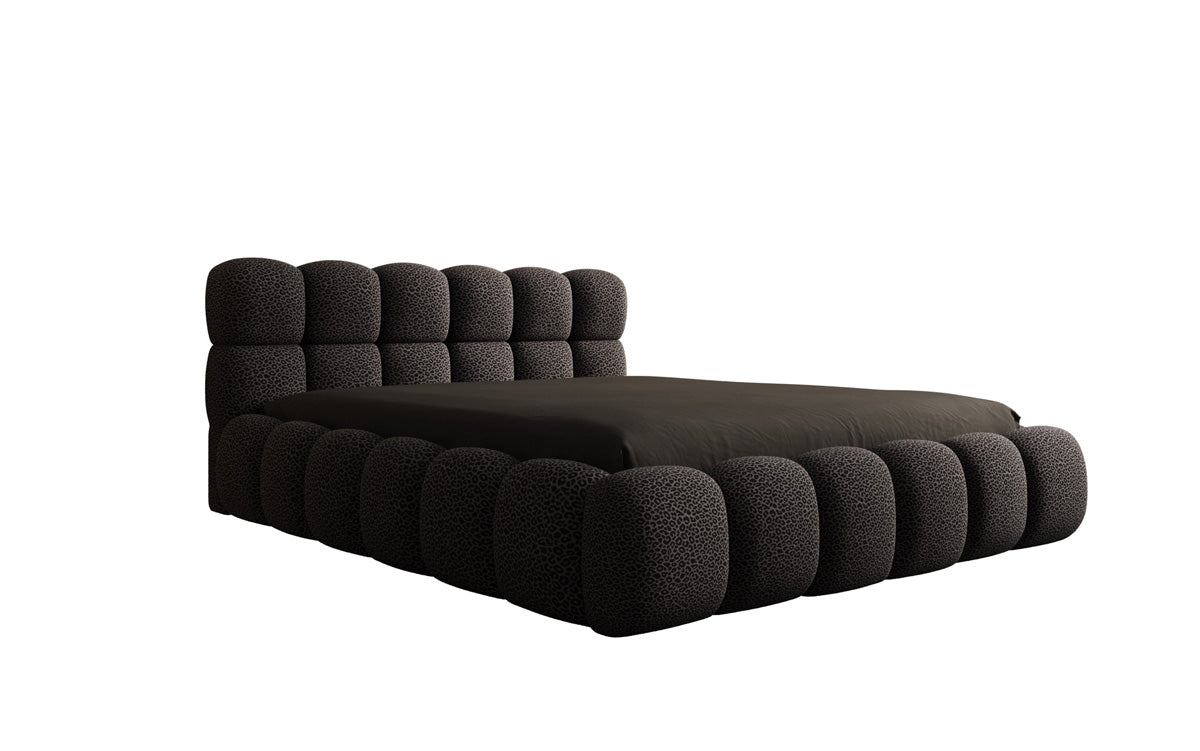Designer upholstered bed Boston Wild Edition with storage