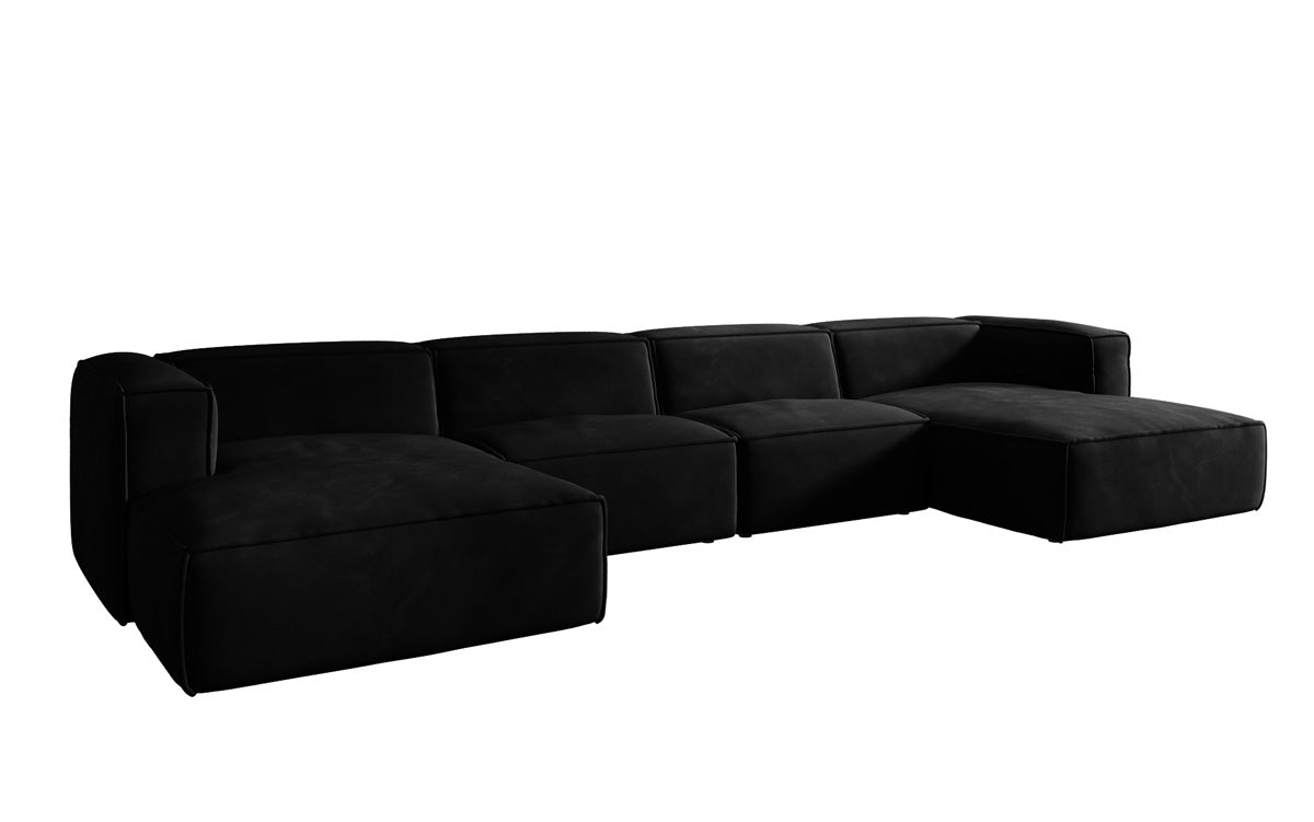 Designer Sofa Comfy U in Velvet