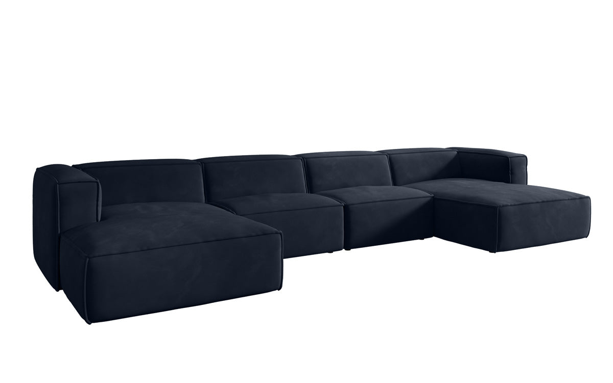 Designer Sofa Comfy U in Velvet