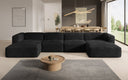 Designer Sofa Comfy U in Corduroy