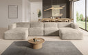 Designer Sofa Comfy U in Corduroy
