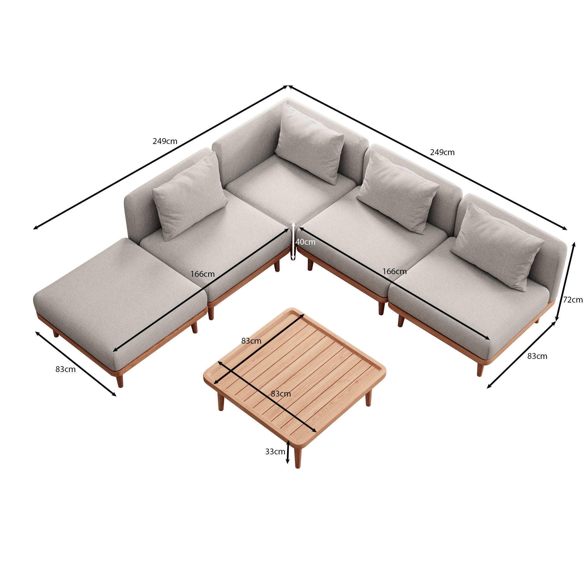 Nouri Corner Module Group IV – Aevora™ Collection