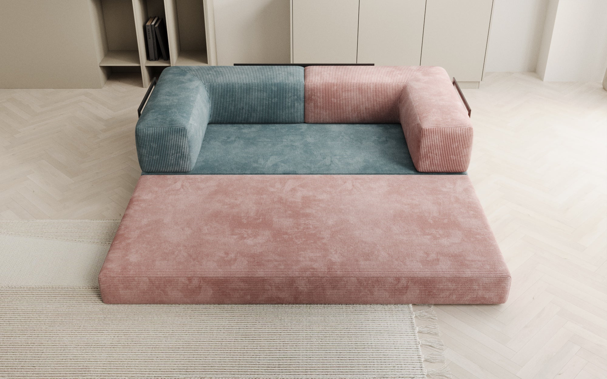 LIMITED EDITION - Lazy 3 Seater Bubblegum Cord