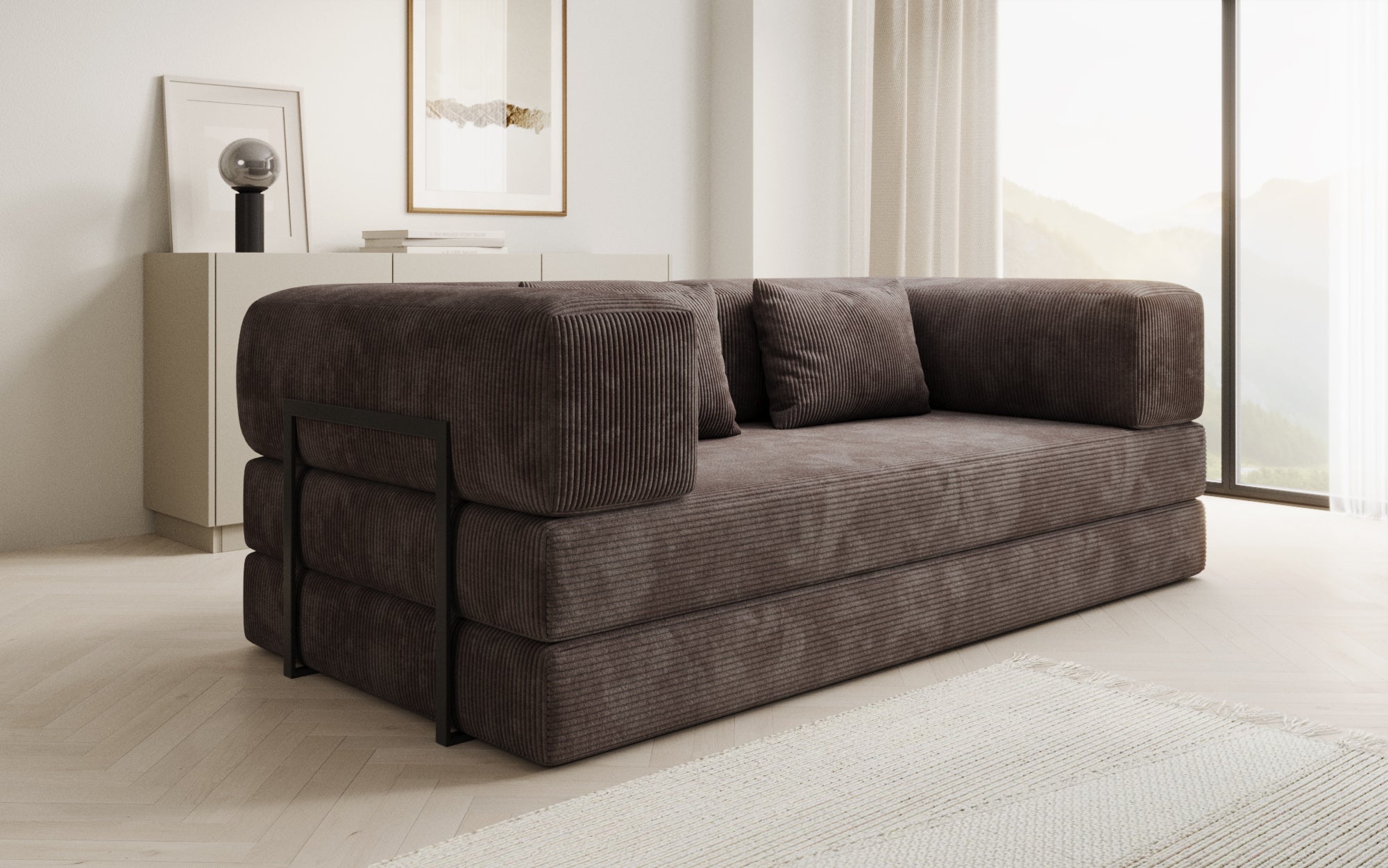 Extra cover for Lazy sofa in corduroy