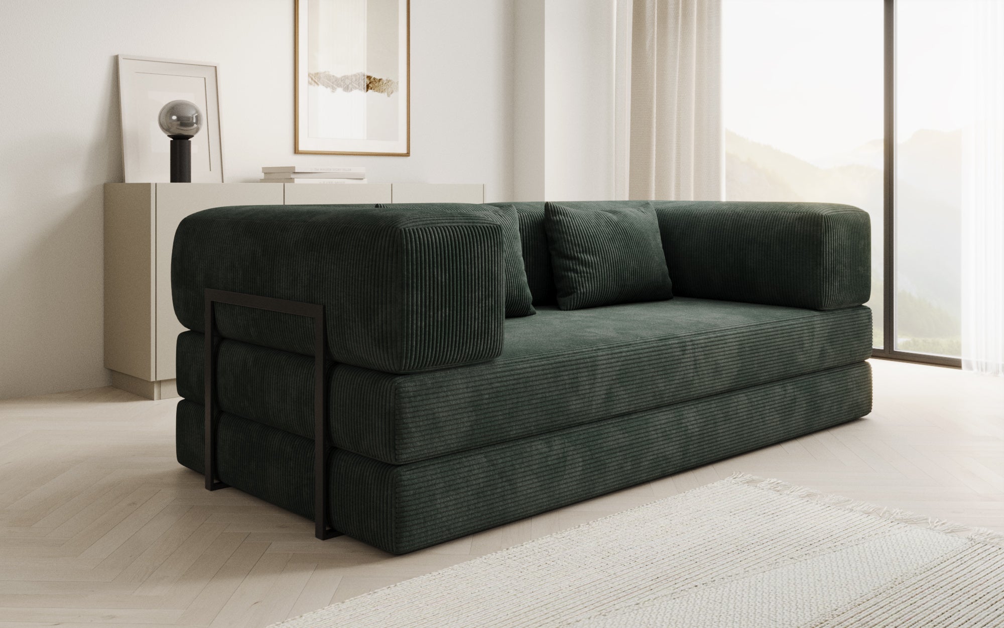 Extra cover for Lazy sofa in corduroy
