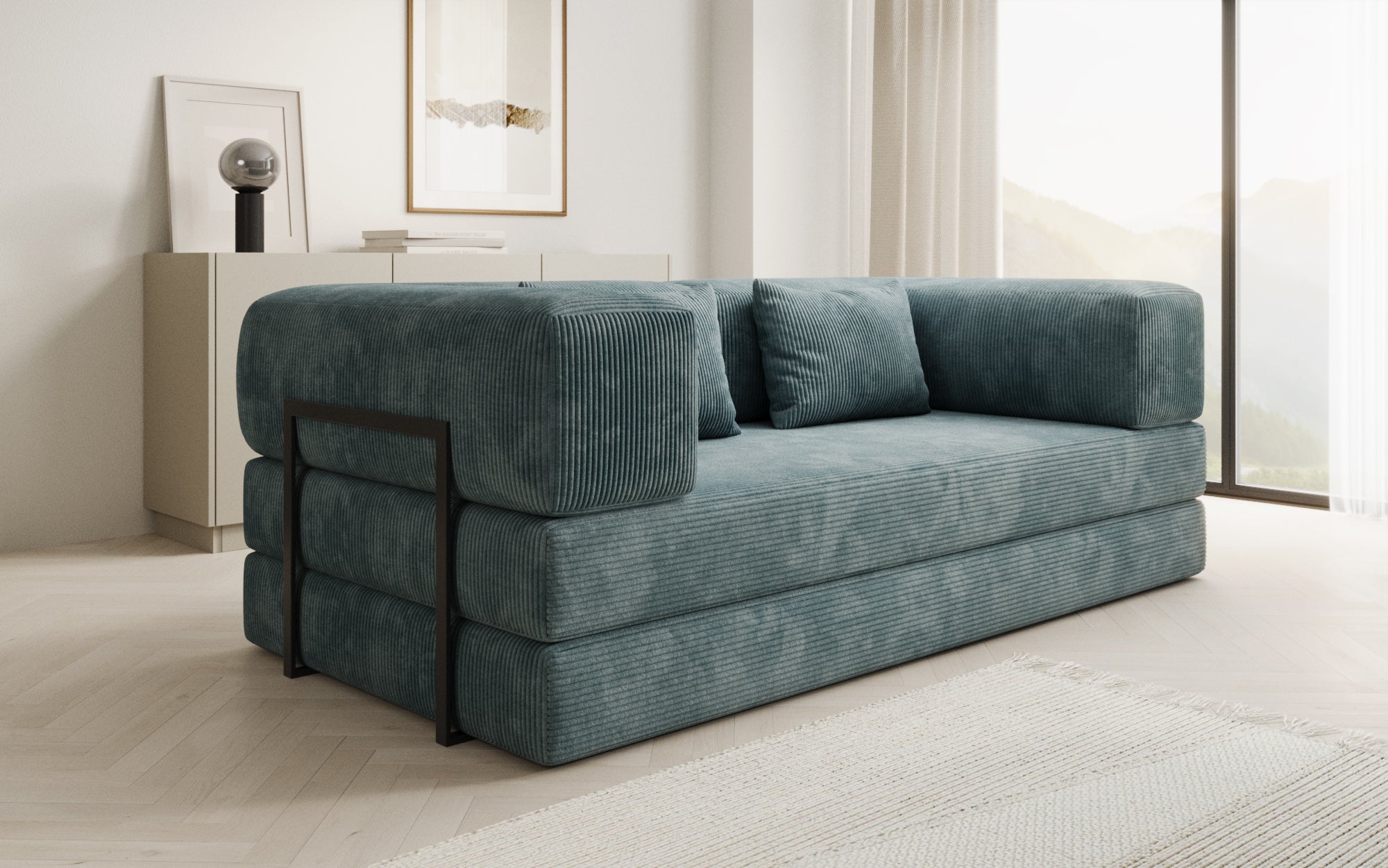 Extra cover for Lazy sofa in corduroy