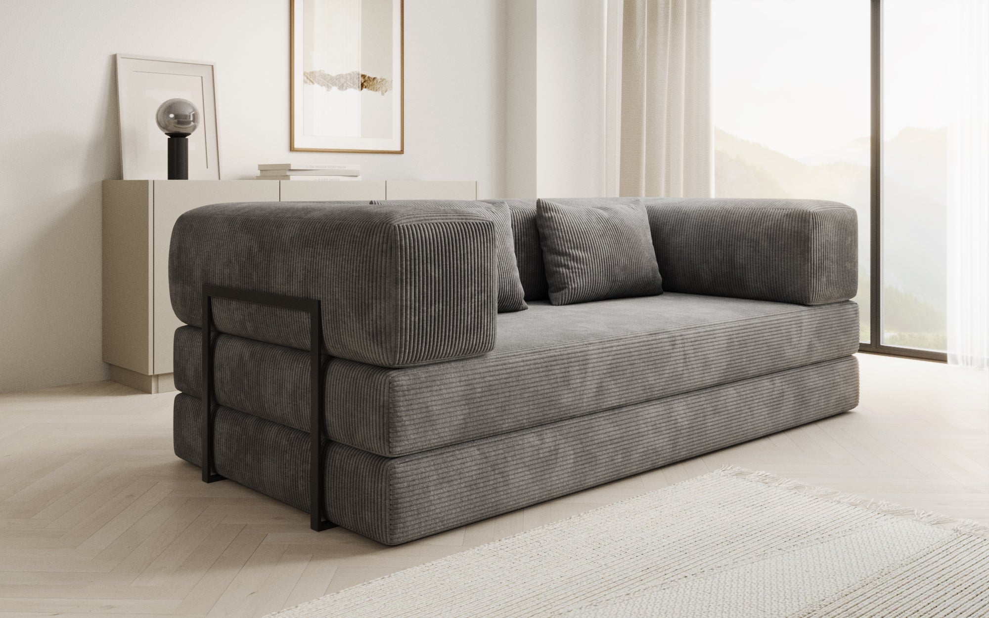 Extra cover for Lazy sofa in corduroy