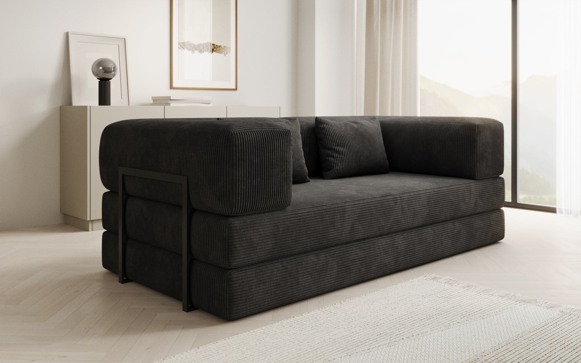 Extra cover for Lazy sofa in corduroy