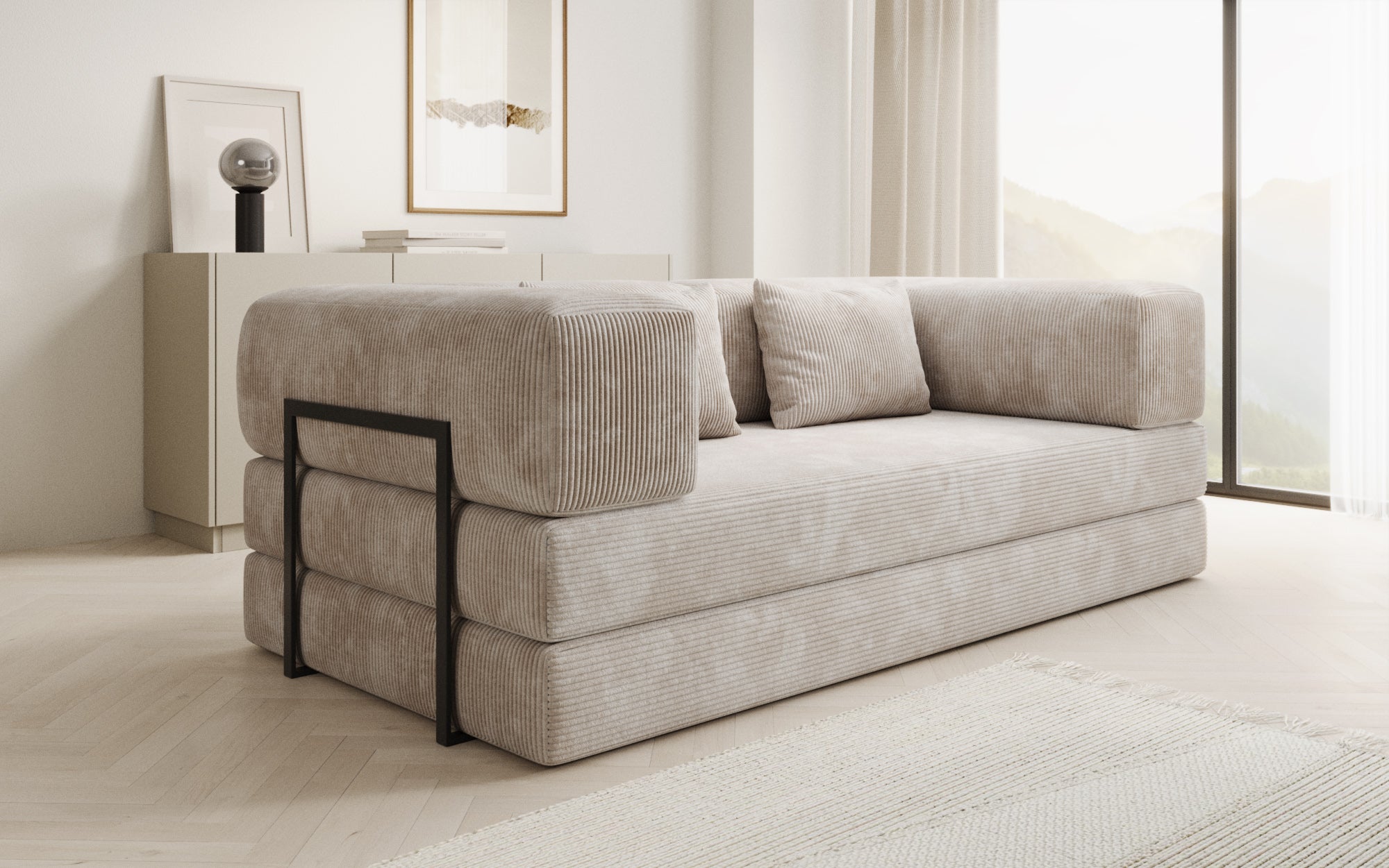 Extra cover for Lazy sofa in corduroy